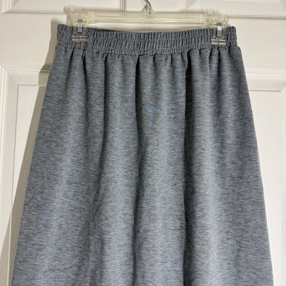 Gray Women's Knit Stretch Maxi Skirt size M - Picture 7 of 8